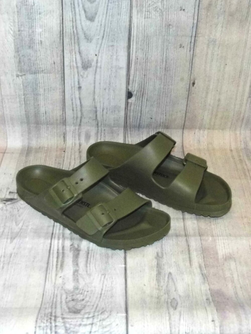 BIRKENSTOCK Arizona EVA Olive Green Sandals Womens Size 8 (EU 39)
